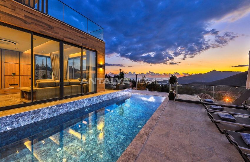 Villen Mit Hallenbad Und Mietgarantie In Antalya Kalkan 3