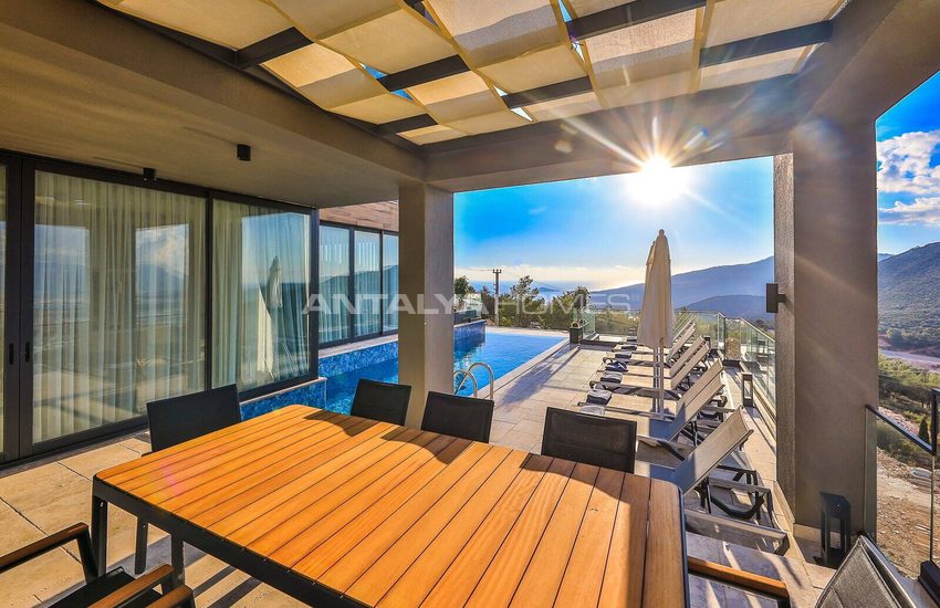 Villen Mit Hallenbad Und Mietgarantie In Antalya Kalkan 9