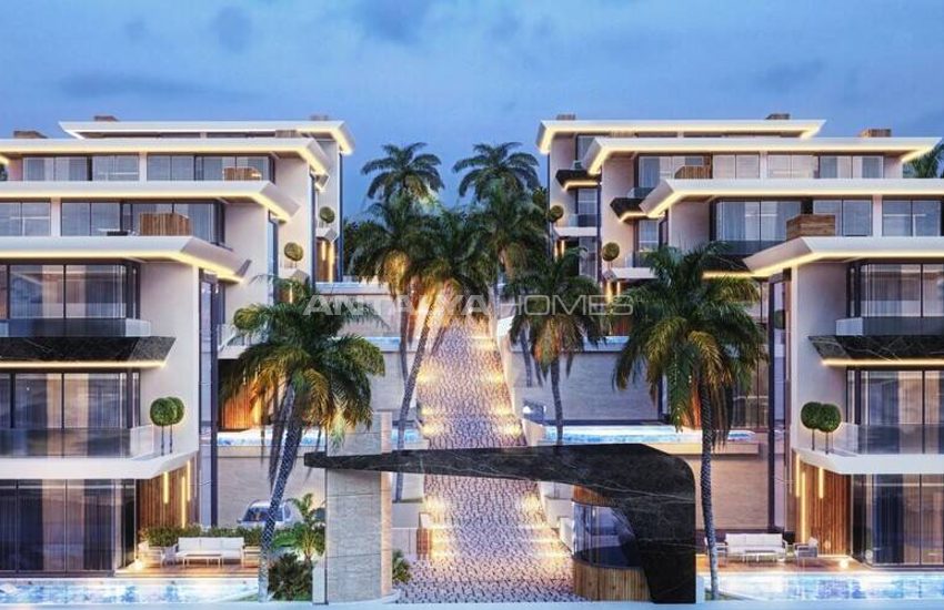 New Triplex Houses with Private Pool in Alanya