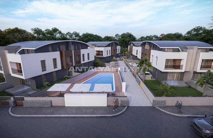 Villas Mitoyennes Avec Ascenseur À Antalya Dosemealti