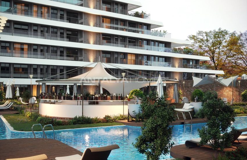 Wohnungen Mit Gartennutzung In Einem Komplex In Antalya Altintas 3