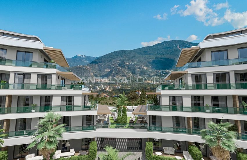 Apartments with City and Nature Views in Oba Alanya Turkey 1