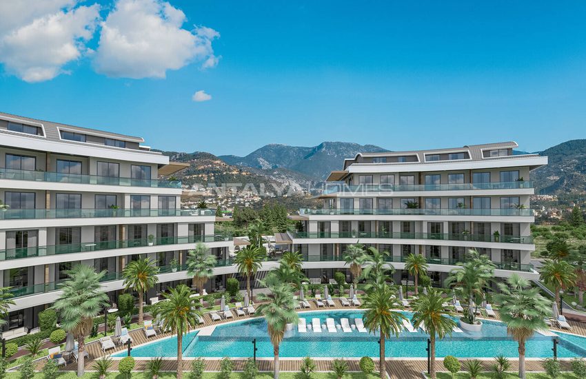 Apartments with City and Nature Views in Oba Alanya Turkey 2