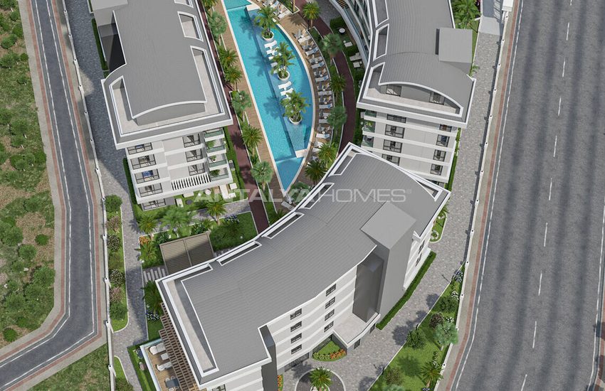 Apartments with City and Nature Views in Oba Alanya Turkey 11