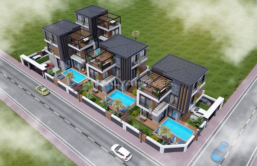 Villen Mit Fußbodenheizung Und Privatem Garten In Antalya 4