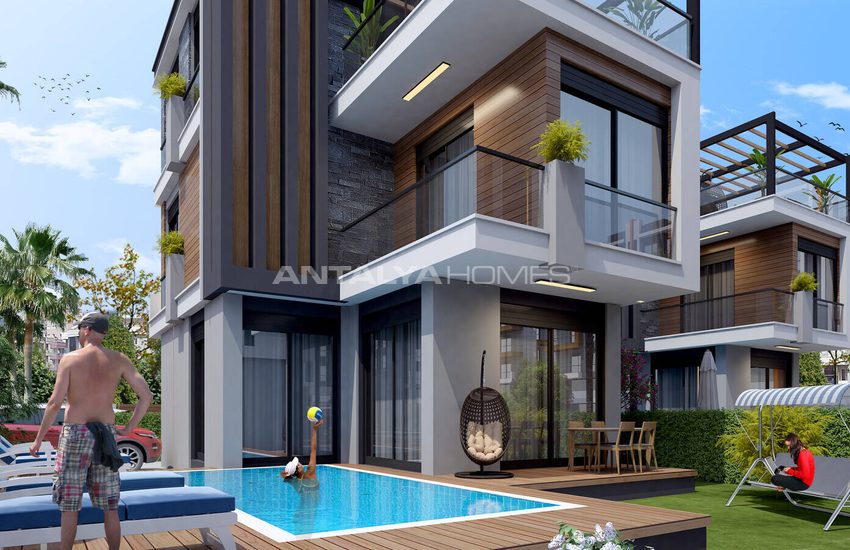 Villen Mit Fußbodenheizung Und Privatem Garten In Antalya 1