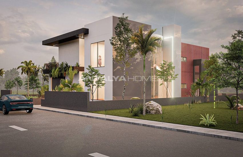 4+1 Villa with Pool and Parking Lot in Antalya Dosemealti