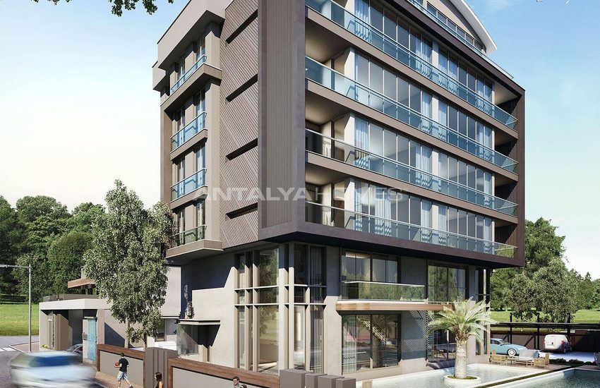 Luxus-wohnungen In Einem Komplex Mit Pool In Antalya Kepez 1