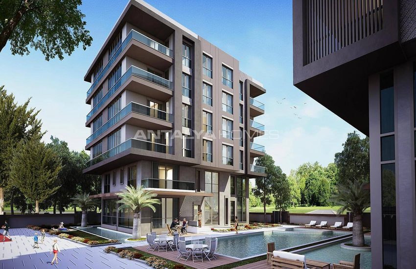 Luxus-wohnungen In Einem Komplex Mit Pool In Antalya Kepez 5