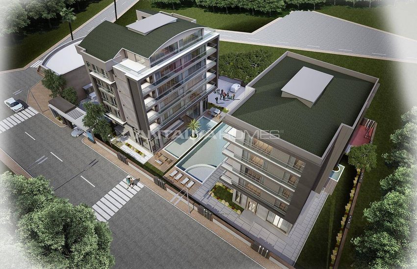 Luxus-wohnungen In Einem Komplex Mit Pool In Antalya Kepez 9