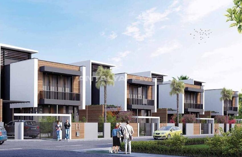 Hus Med Vinterträdgård Och Öppen Parkering I Antalya Altinkale 2