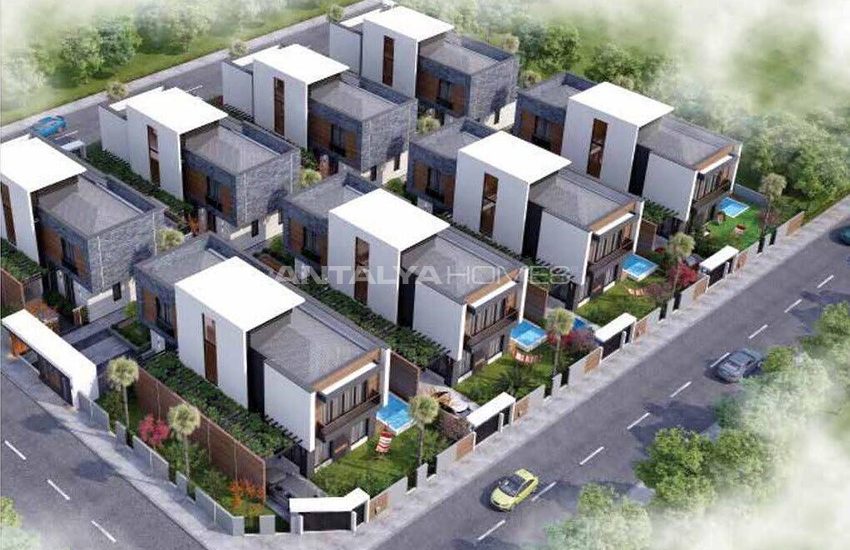 Hus Med Vinterträdgård Och Öppen Parkering I Antalya Altinkale 3