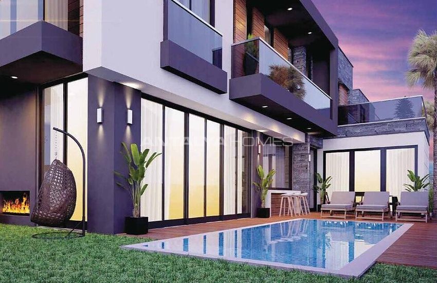 Hus Med Vinterträdgård Och Öppen Parkering I Antalya Altinkale