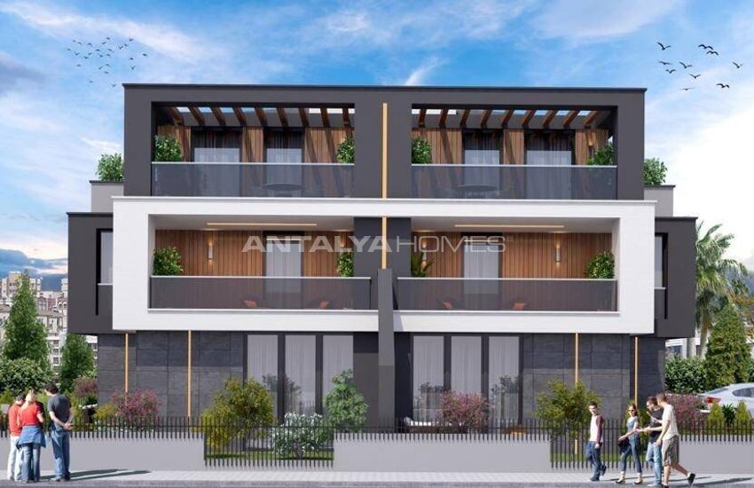 Villas Mitoyennes Avec Piscine Privée À Antalya Dosemealti 2