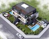 Villas Mitoyennes Avec Piscine Privée À Antalya Dosemealti 1
