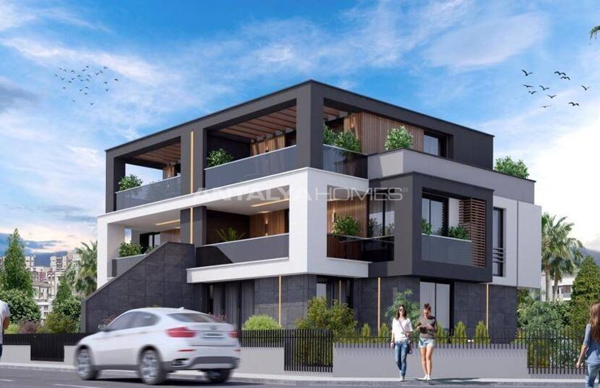 Villas Mitoyennes Avec Piscine Privée À Antalya Dosemealti 3