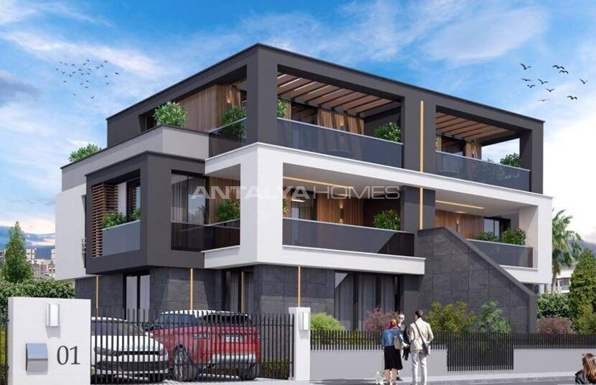 Villas Mitoyennes Avec Piscine Privée À Antalya Dosemealti 4