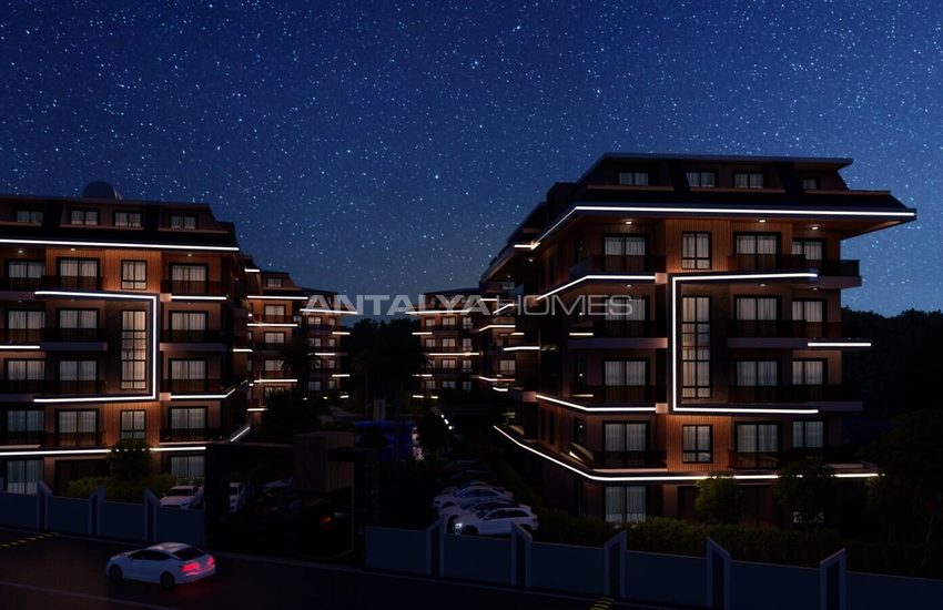 Schicke Wohnungen Verflochten In Der Natur In Alanya Oba 7