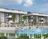 Appartementen In Een Complex Met Overloopzwembad In Alanya