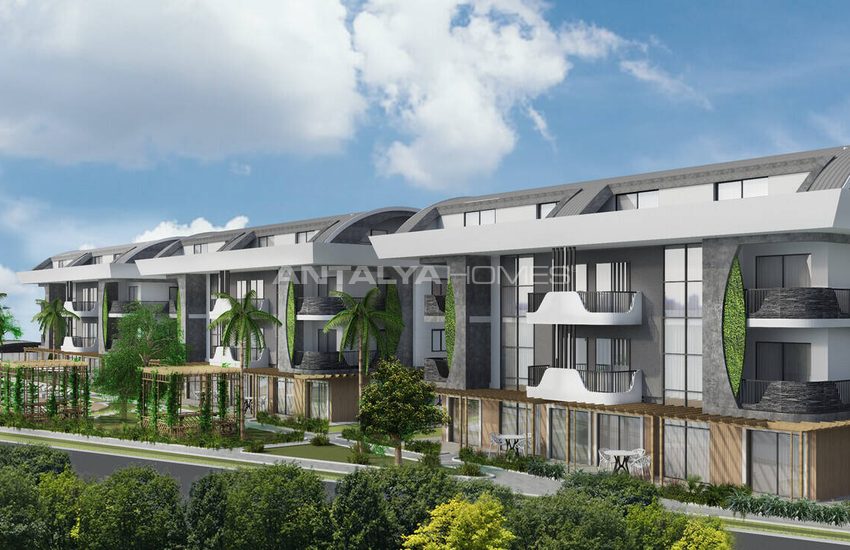 Appartementen In Een Complex Met Overloopzwembad In Alanya 2