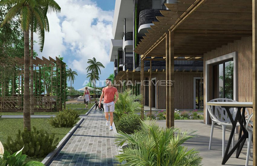 Appartementen In Een Complex Met Overloopzwembad In Alanya 11