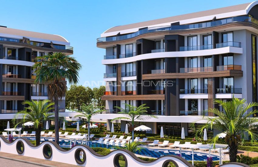 Alanya'da Sosyal Aktiviteli Havuzlu Sitede Satılık Daireler 4