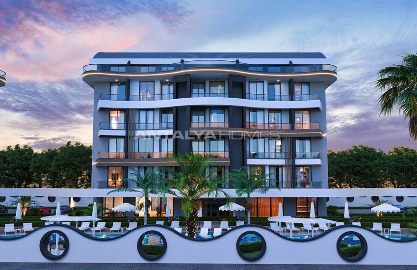 Alanya'da Sosyal Aktiviteli Havuzlu Sitede Satılık Daireler 13