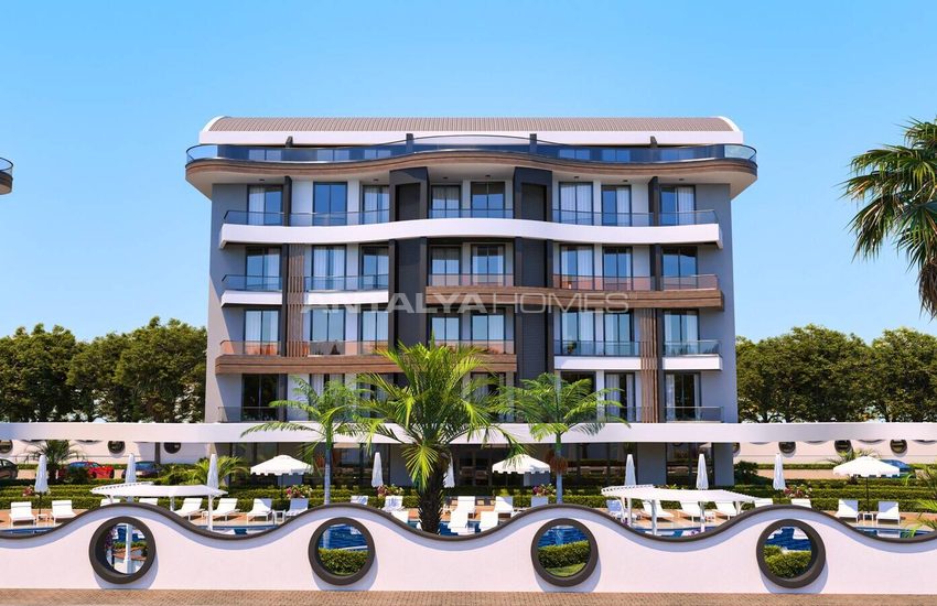 Alanya'da Sosyal Aktiviteli Havuzlu Sitede Satılık Daireler 12