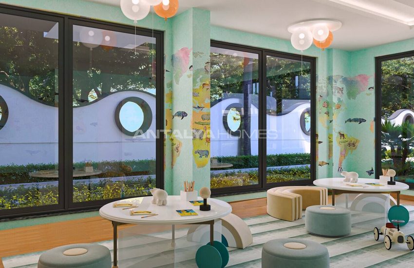 Alanya'da Sosyal Aktiviteli Havuzlu Sitede Satılık Daireler 25