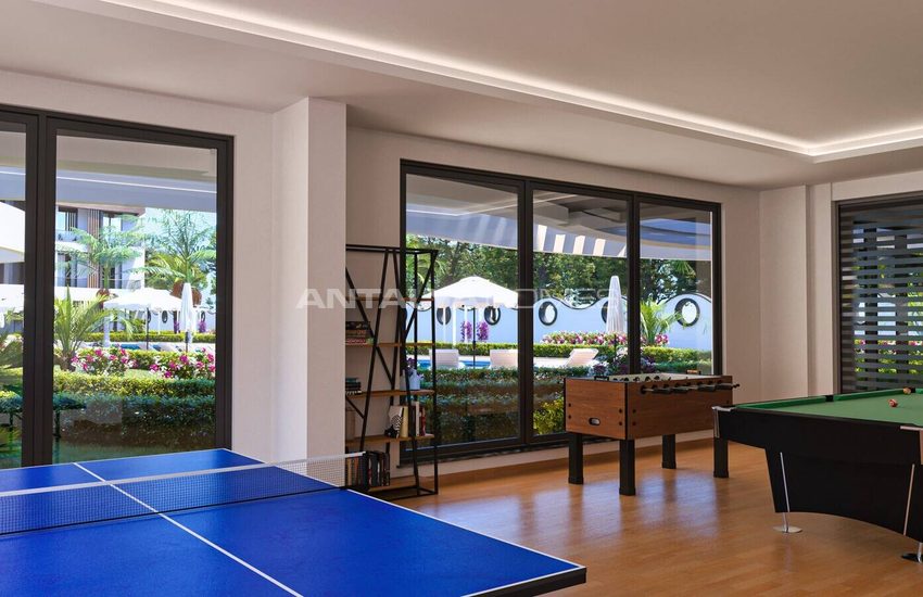 Alanya'da Sosyal Aktiviteli Havuzlu Sitede Satılık Daireler 26