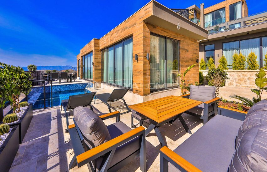 High Standard Duplex 2+1 Houses in Kas Kalkan 17