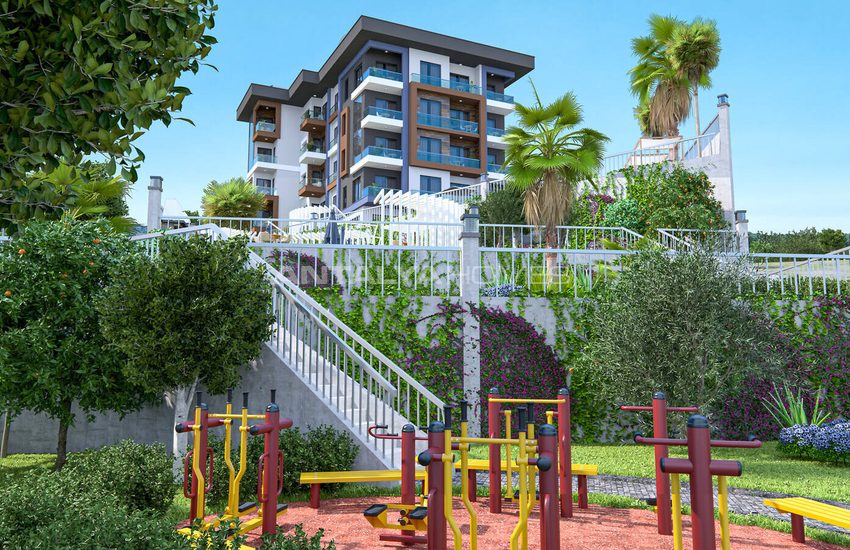 Wohnungen In Einem Komplex In Alanya Mit Reichen Annehmlichkeiten 1