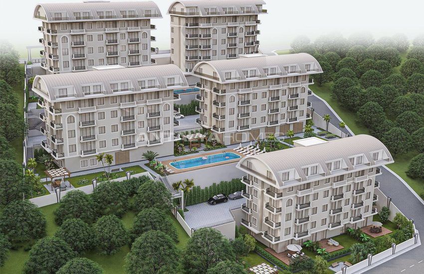 Lägenheter Inom Gångavstånd Till Stranden I Alanya