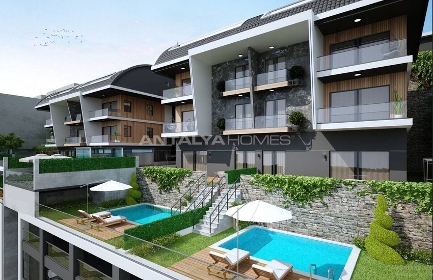 Ground Floor and Duplex Penthouse Apartments in Alanya Bektas 2