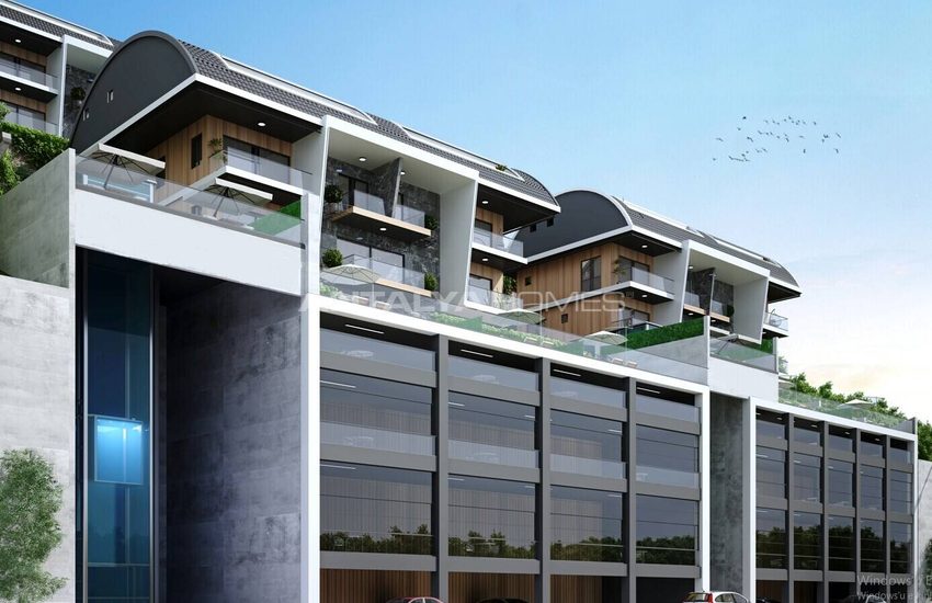 Ground Floor and Duplex Penthouse Apartments in Alanya Bektas 3