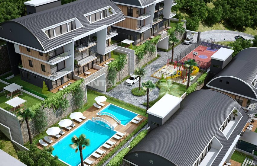 Ground Floor and Duplex Penthouse Apartments in Alanya Bektas 6