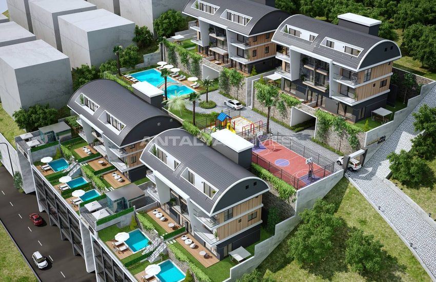 Ground Floor and Duplex Penthouse Apartments in Alanya Bektas 8