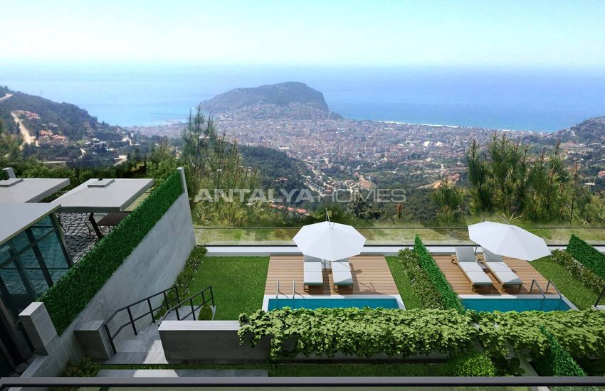 Ground Floor and Duplex Penthouse Apartments in Alanya Bektas 9