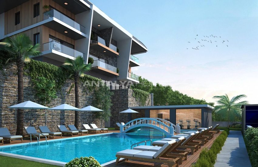 Ground Floor and Duplex Penthouse Apartments in Alanya Bektas 10