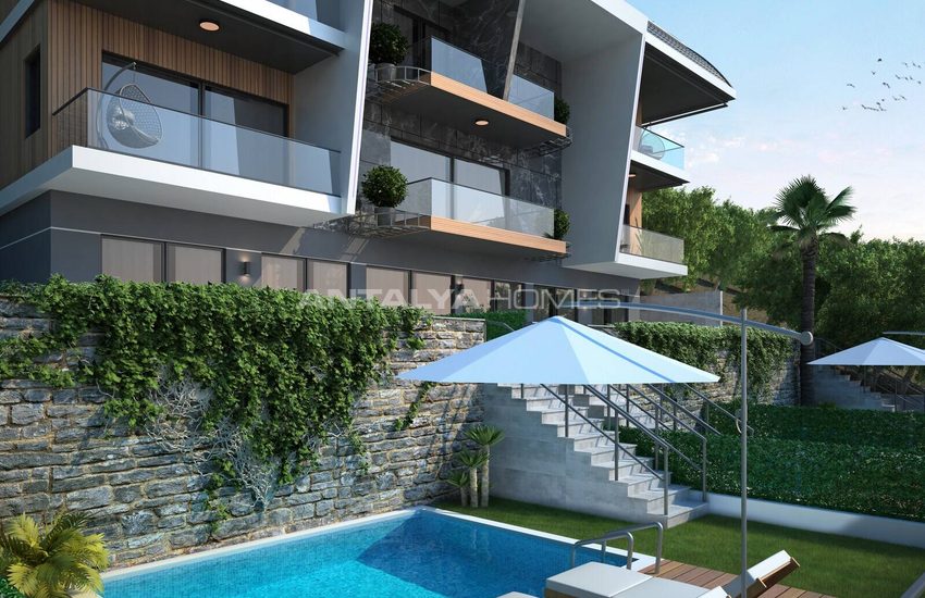 Ground Floor and Duplex Penthouse Apartments in Alanya Bektas 11
