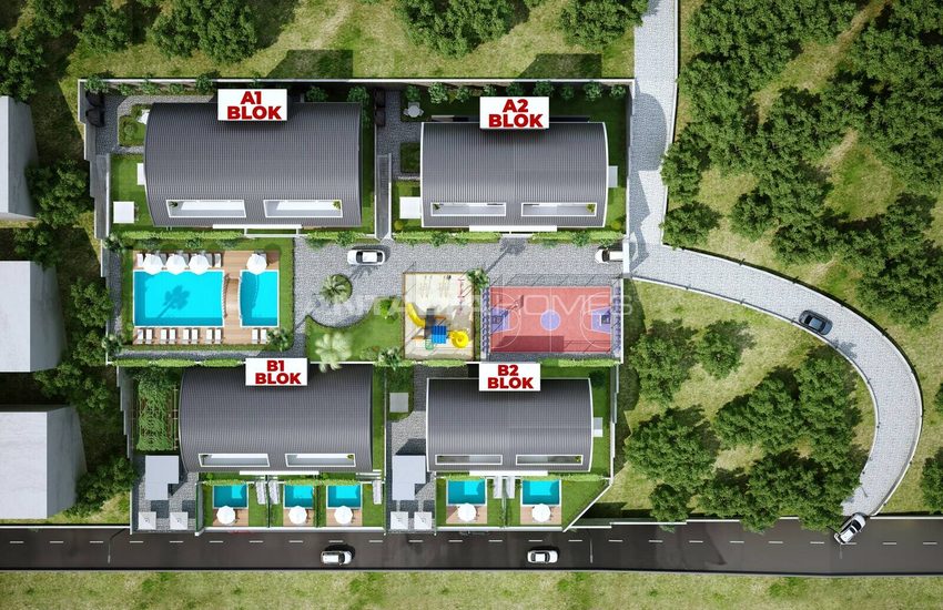 Ground Floor and Duplex Penthouse Apartments in Alanya Bektas 12