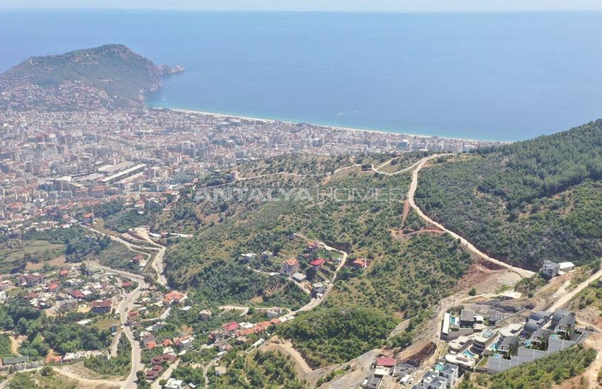 Villas Vue Mer À Vendre Avec Piscine Privée À Alanya Tepe 7