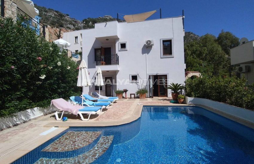 Ruime Villa Met Indrukwekkend Uitzicht Op Zee In Kalkan 4