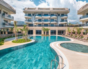 Alanya Kargıcak'ta Deniz ve Dağ Manzaralı Sitede Şık Daireler 2