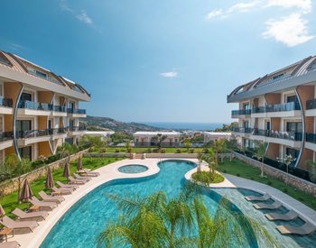 Alanya Kargıcak'ta Deniz ve Dağ Manzaralı Sitede Şık Daireler 1