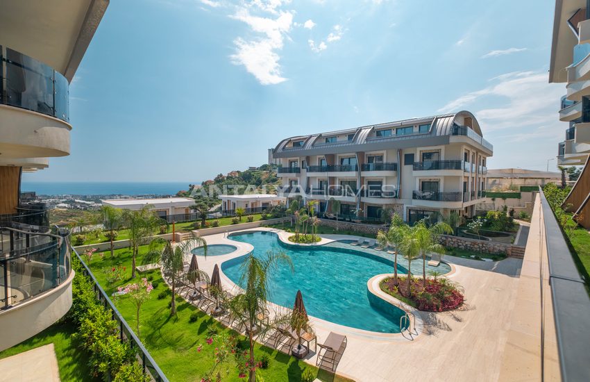 Alanya Kargıcak'ta Akıllı Ev Sistemli ve Deniz Manzaralı Evler 4