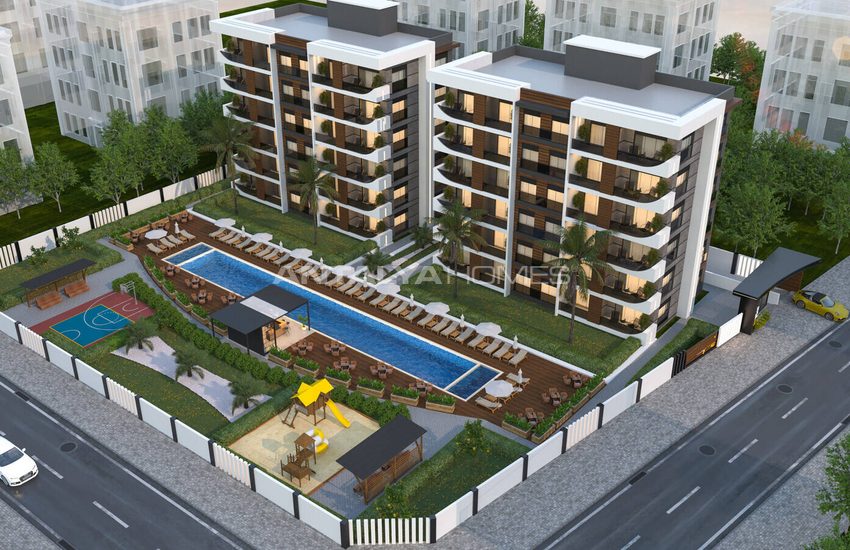 Antalya Aksu'da Kolay Ödeme Seçeneği Sunan Projede Daireler