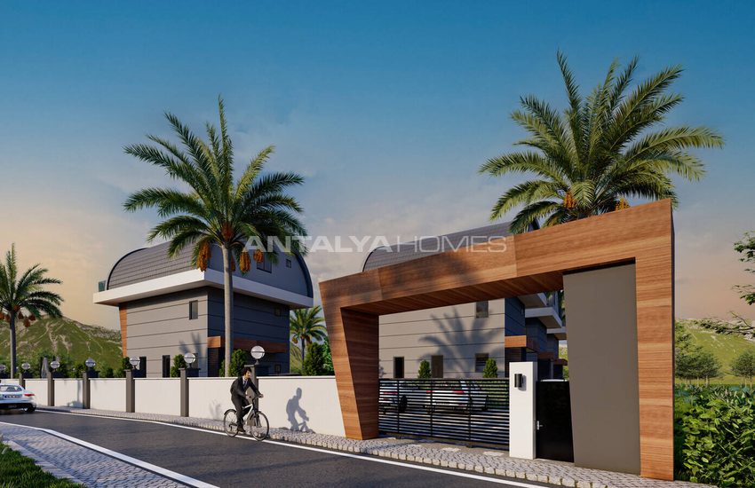 Alanya Payallar'da Denize 350 M Mesafede Şık Müstakil Villalar 5