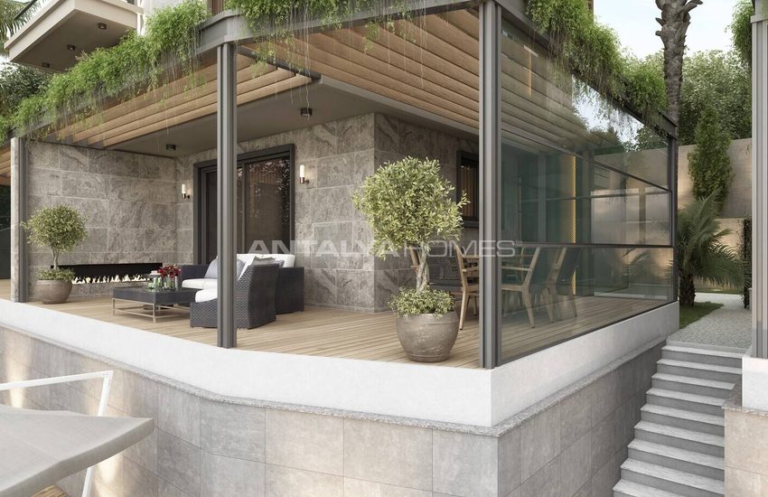 Alanya'da Deniz ve Şehir Manzaralı Dubleks Gayrimenkuller 8