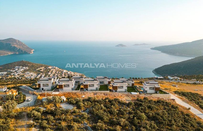 Huizen Met Uitzicht Op Zee En 4 Slaapkamers In Antalya Kalkan 1